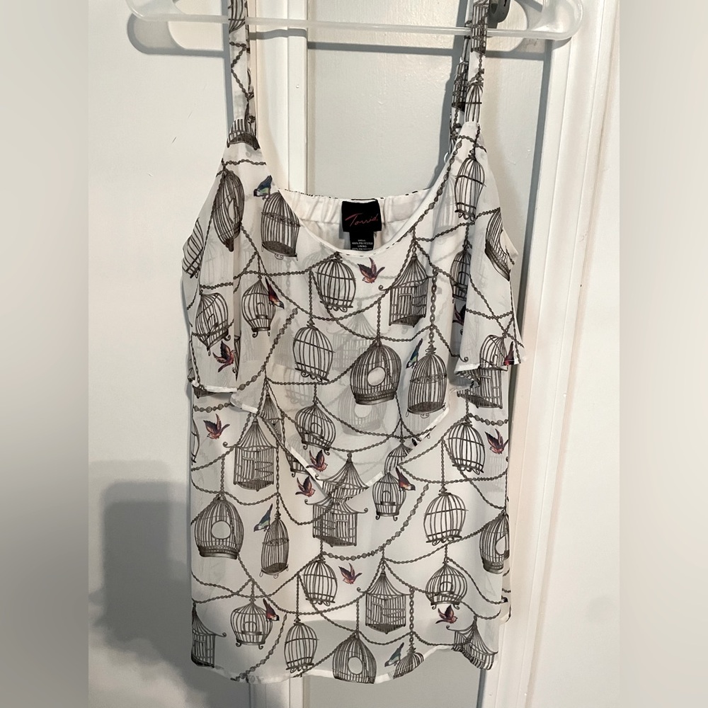Torrid Birdcage Size 0 Beautiful Top